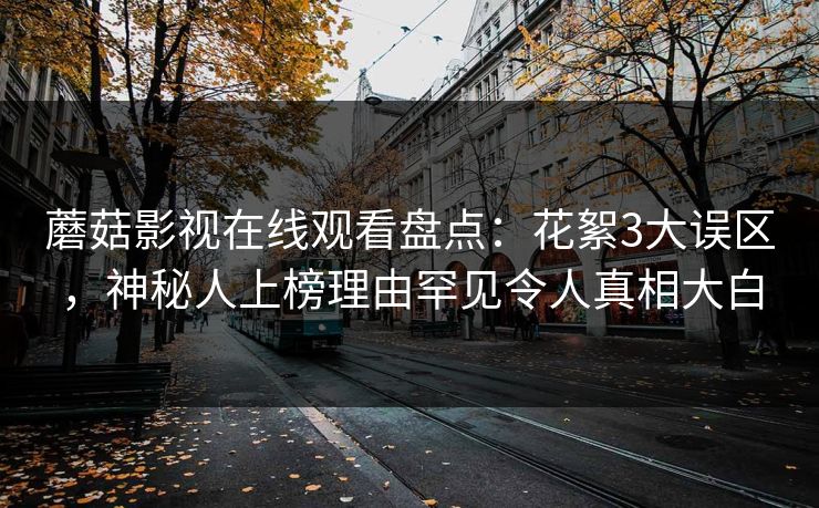 蘑菇影视在线观看盘点：花絮3大误区，神秘人上榜理由罕见令人真相大白